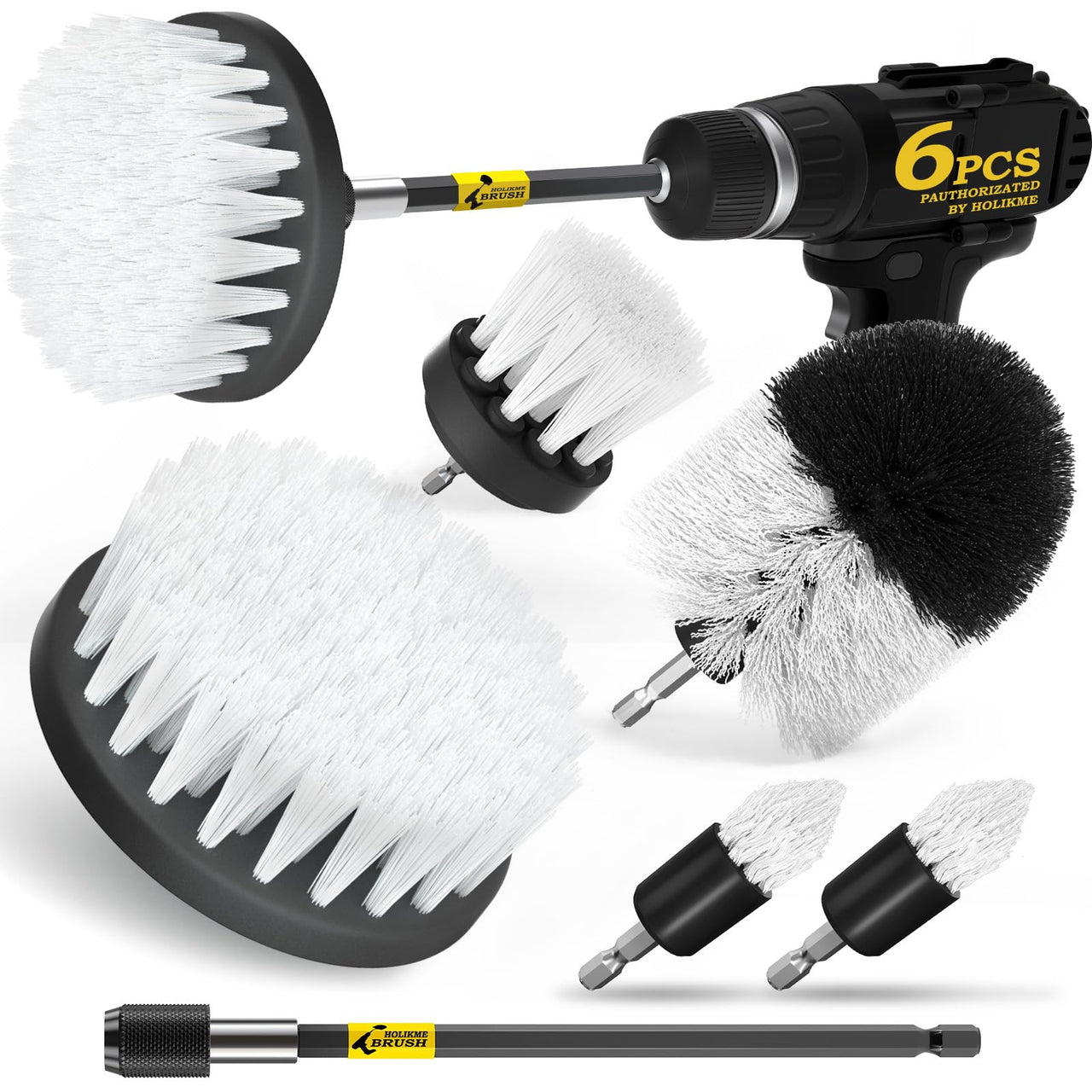 Holikme 6Pack Drill Brush Power Scrubber