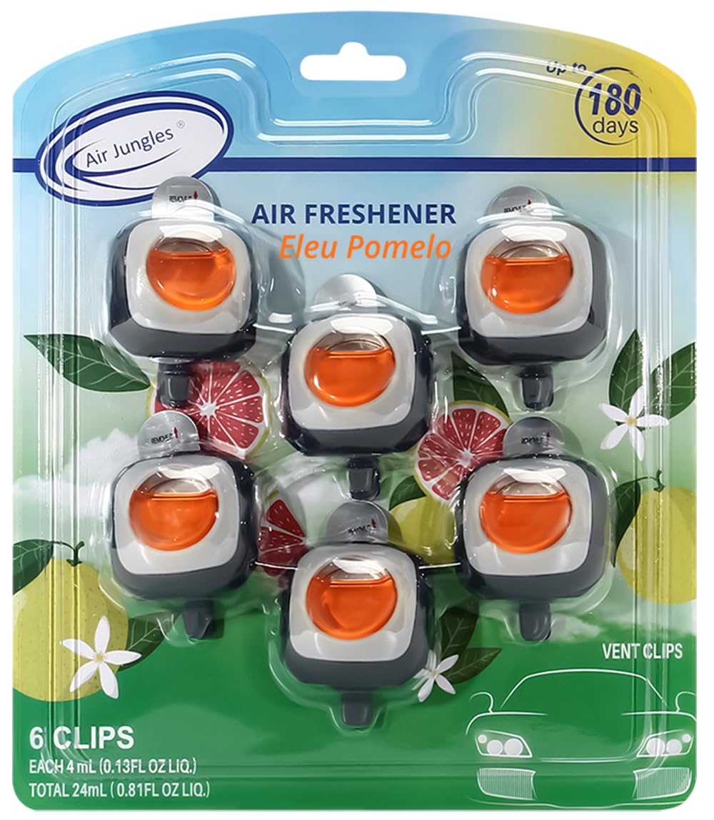 Air Jungles Green Tea Scent Car Air Freshener Clip