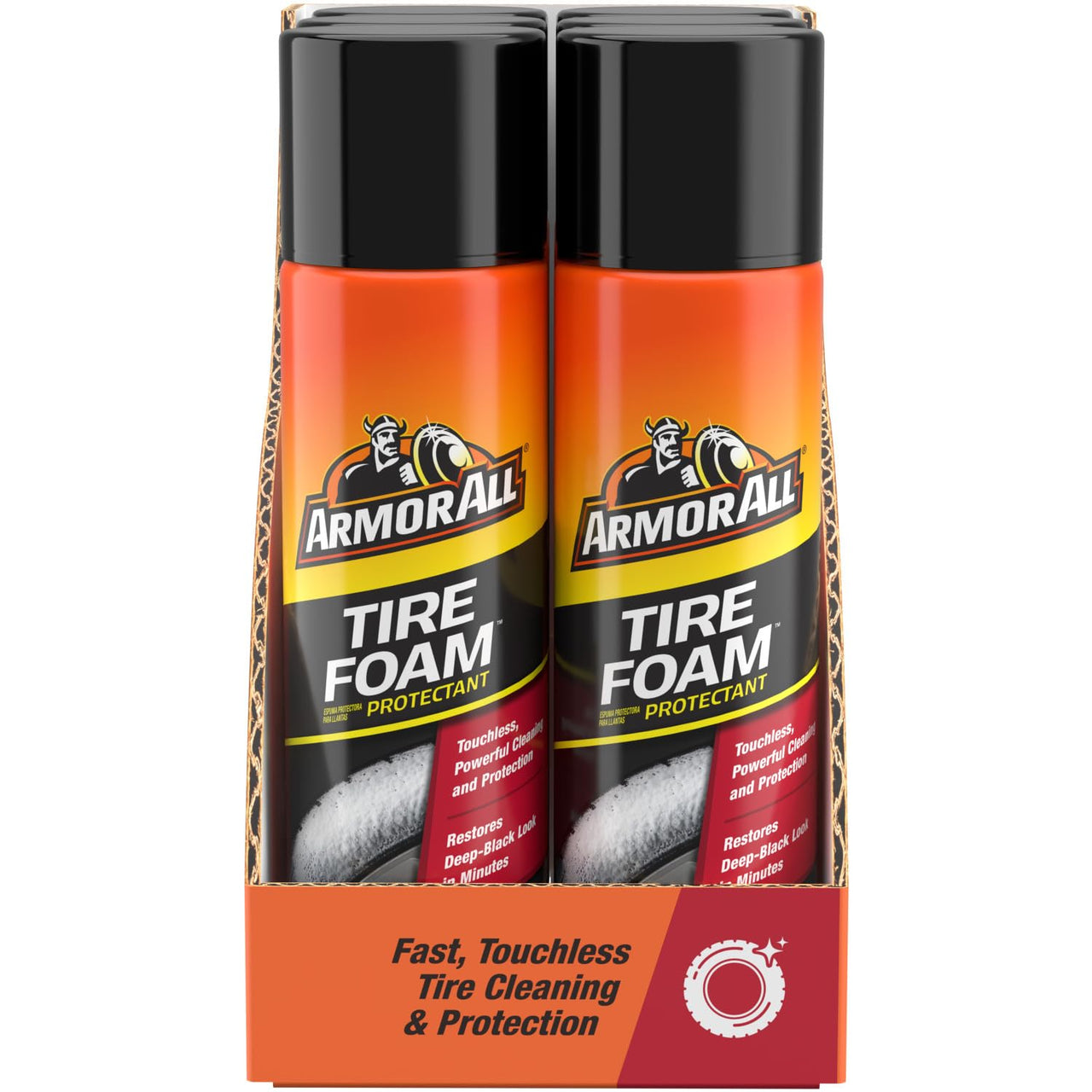 Armor All Tire Foam, Tire Cleaner Spray for Cars