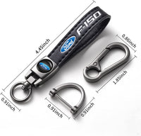 Thumbnail for Genuine Leather Key Chain Set for Chevy