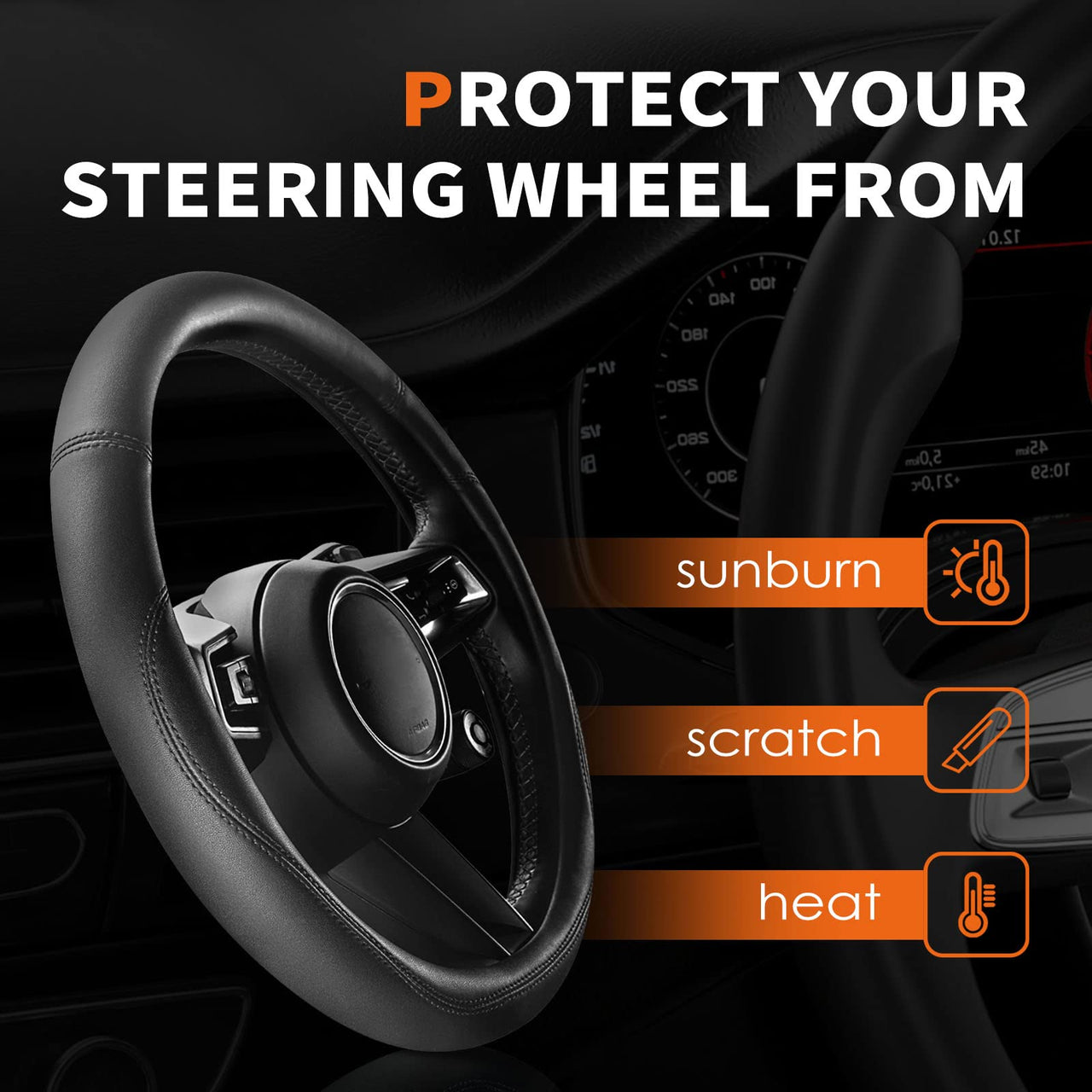 HOTOR Car Steering Wheel Cover