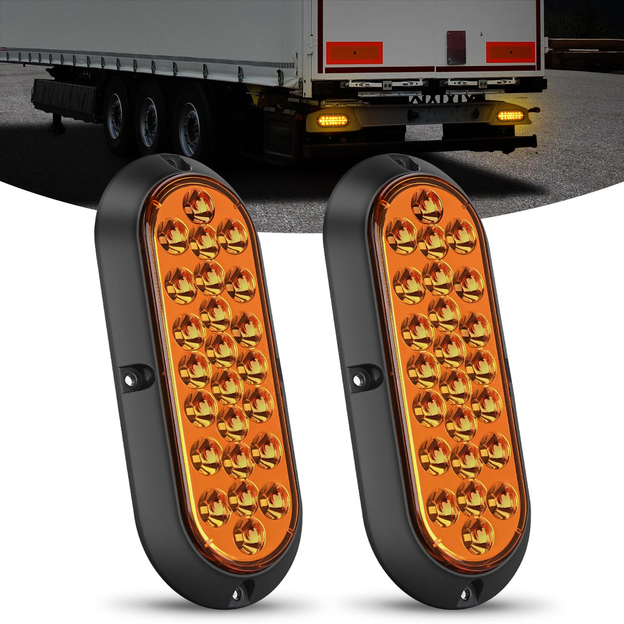 Nilight Trailer Tail Light Bar with 3-in-1 Running Stop Turn Signals Brake Lights