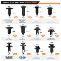 Thumbnail for GOOACC - GRC-33 240PCS Bumper Retainer Clips
