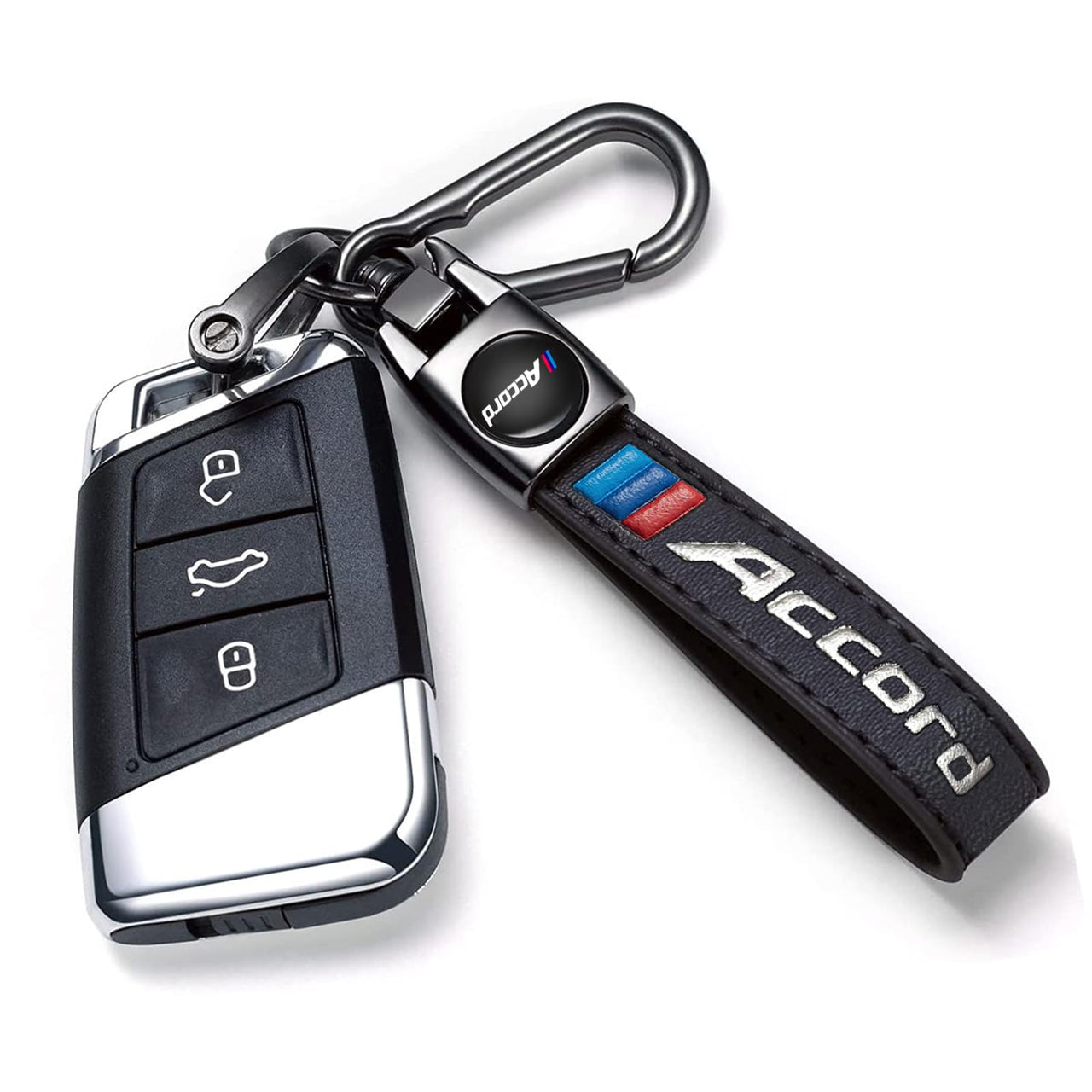 Genuine Leather Key Chain Set for Chevy
