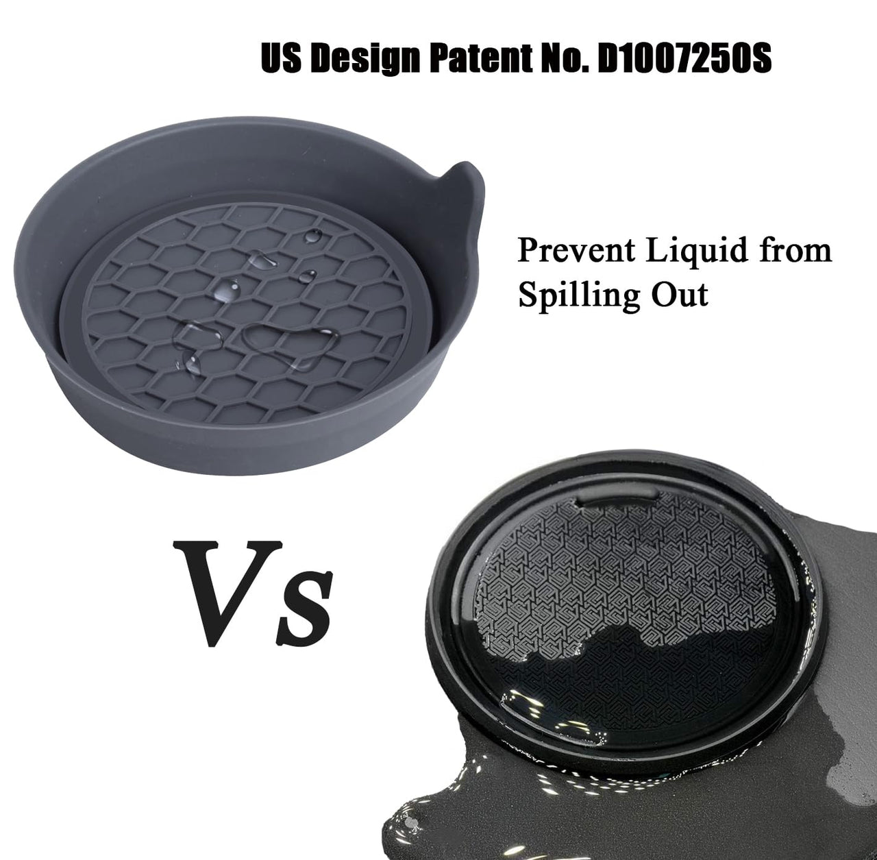 Amooca Car Cup Coaster Universal Non-Slip Cup Holders
