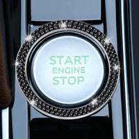 Thumbnail for LivTee 2 PCS Crystal Double Rhinestone Car Engine Start Stop Decoration Ring