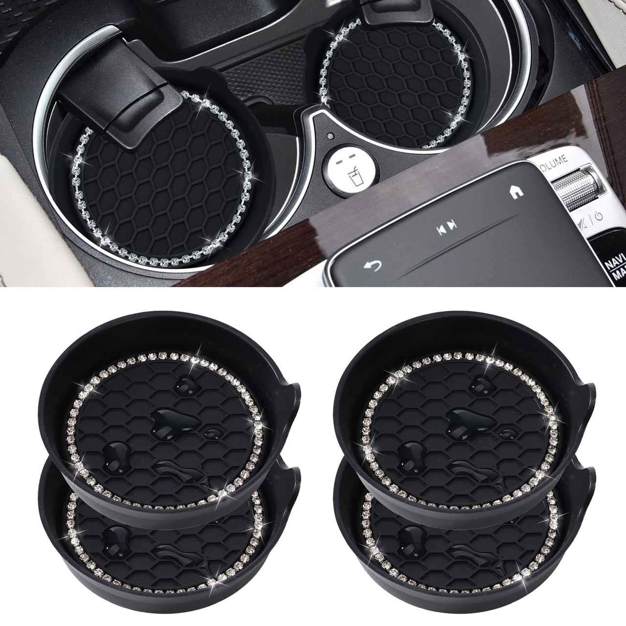 Amooca Car Cup Coaster Universal Non-Slip Cup Holders