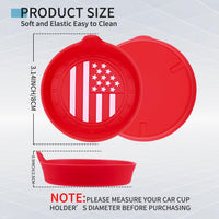Thumbnail for Amooca Car Cup Coaster Universal Non-Slip Cup Holders