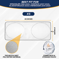 Thumbnail for EcoNour Car Windshield Sunshade |UV Reflective Windshield Cover Sun Shade