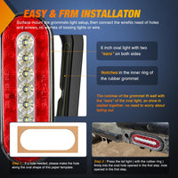 Thumbnail for Nilight Trailer Tail Light Bar with 3-in-1 Running Stop Turn Signals Brake Lights