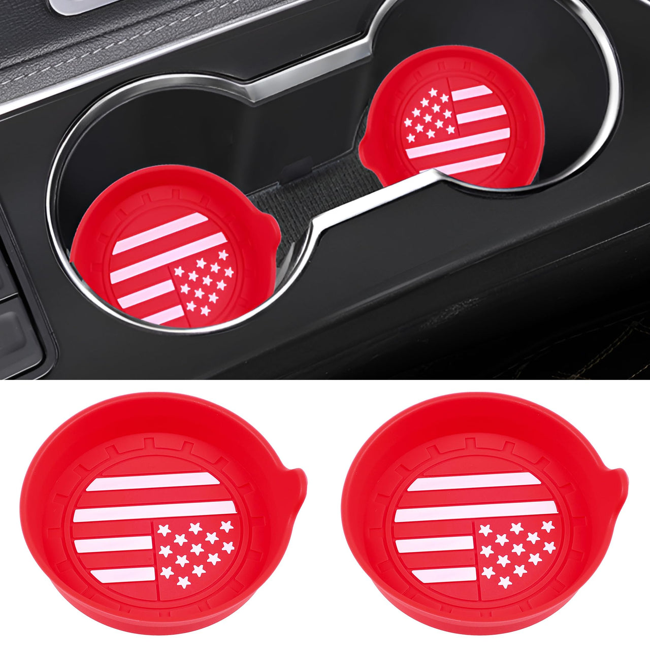 Amooca Car Cup Coaster Universal Non-Slip Cup Holders