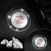 Thumbnail for LivTee 2 PCS Crystal Double Rhinestone Car Engine Start Stop Decoration Ring