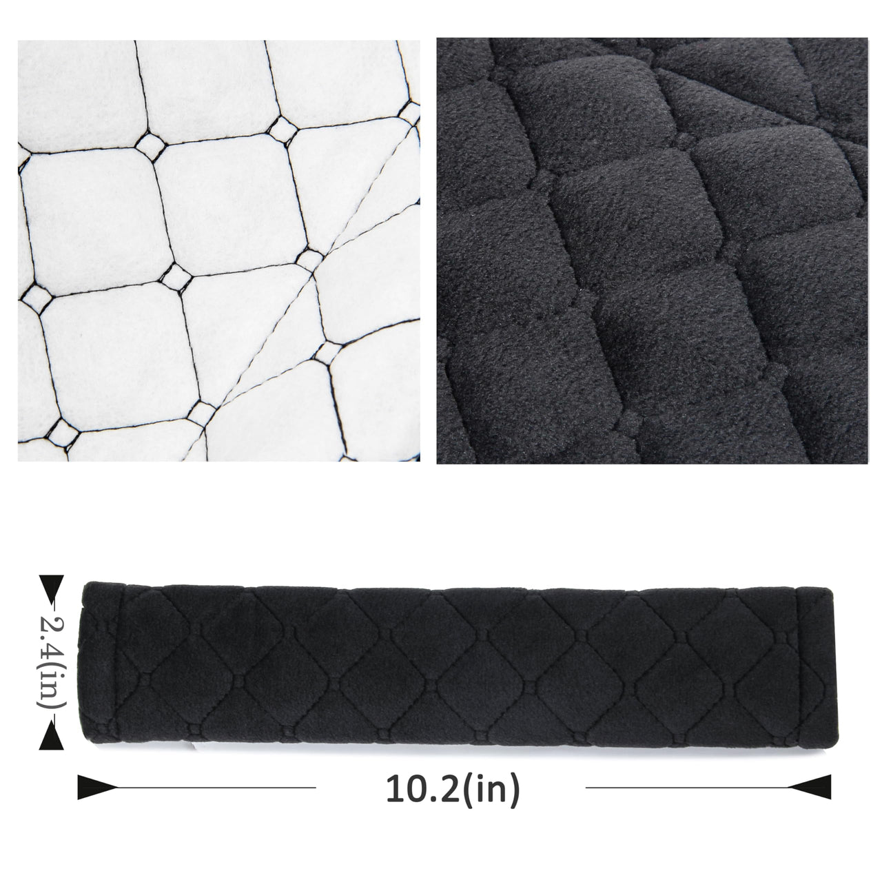 Amooca Soft Auto Seat Belt Cover Seatbelt Shoulder Pad Cushions