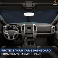 Thumbnail for EcoNour Car Windshield Sunshade |UV Reflective Windshield Cover Sun Shade