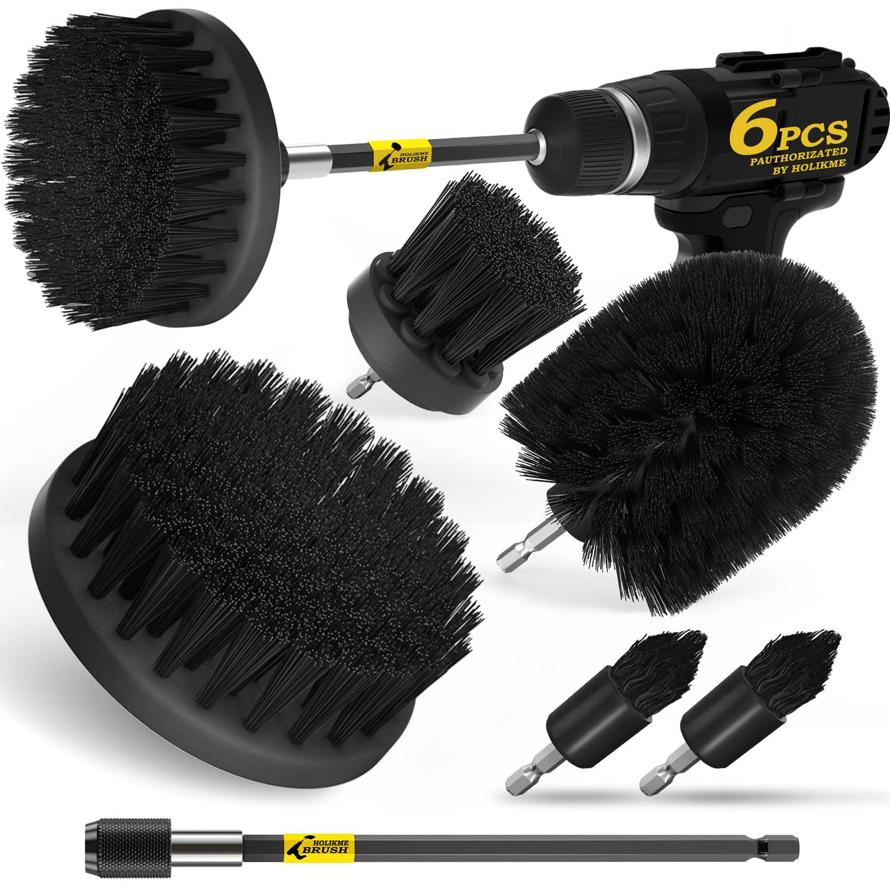 Holikme 6Pack Drill Brush Power Scrubber
