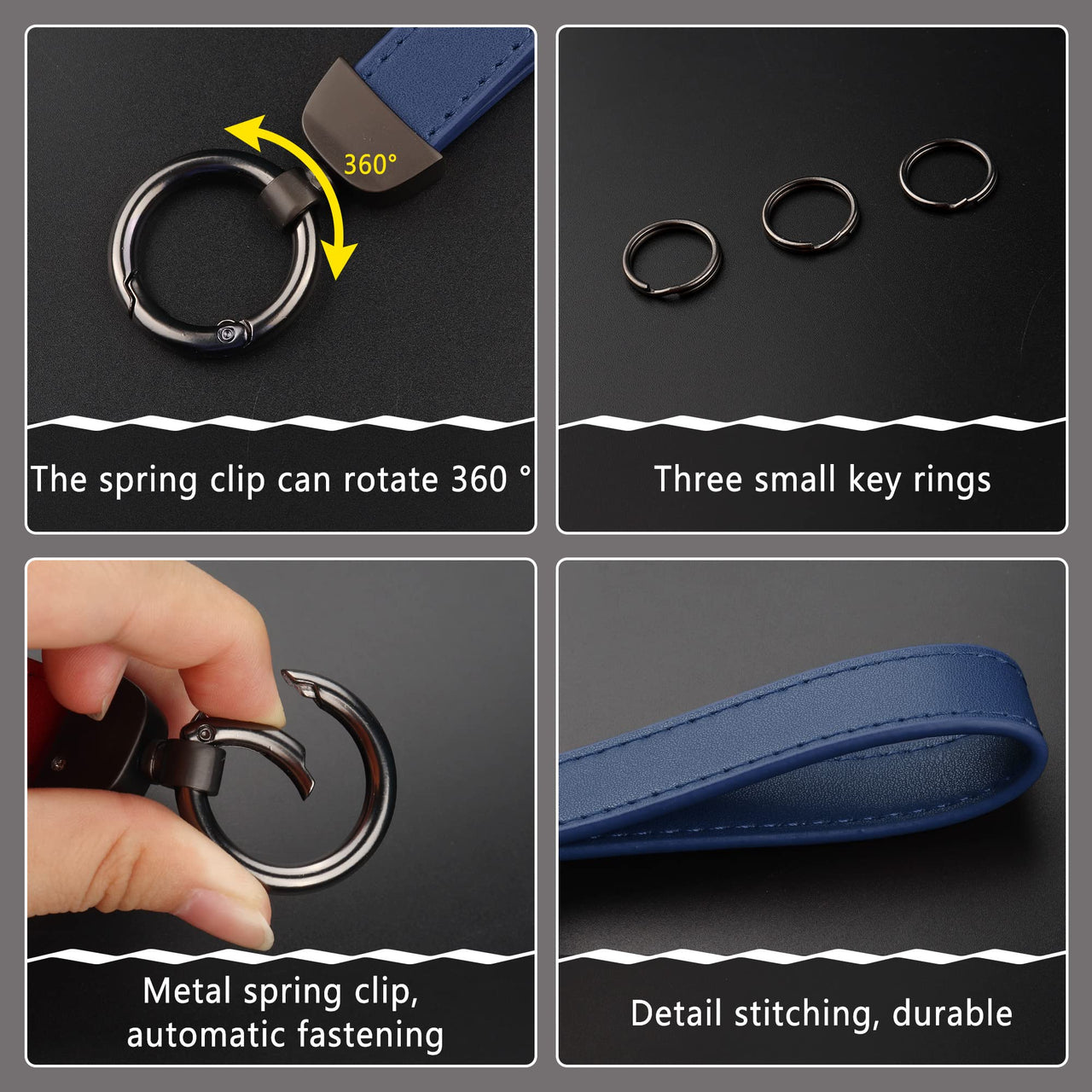 Turcee car keychain Car Accessory Key Ring