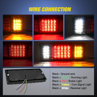 Thumbnail for Nilight Trailer Tail Light Bar with 3-in-1 Running Stop Turn Signals Brake Lights