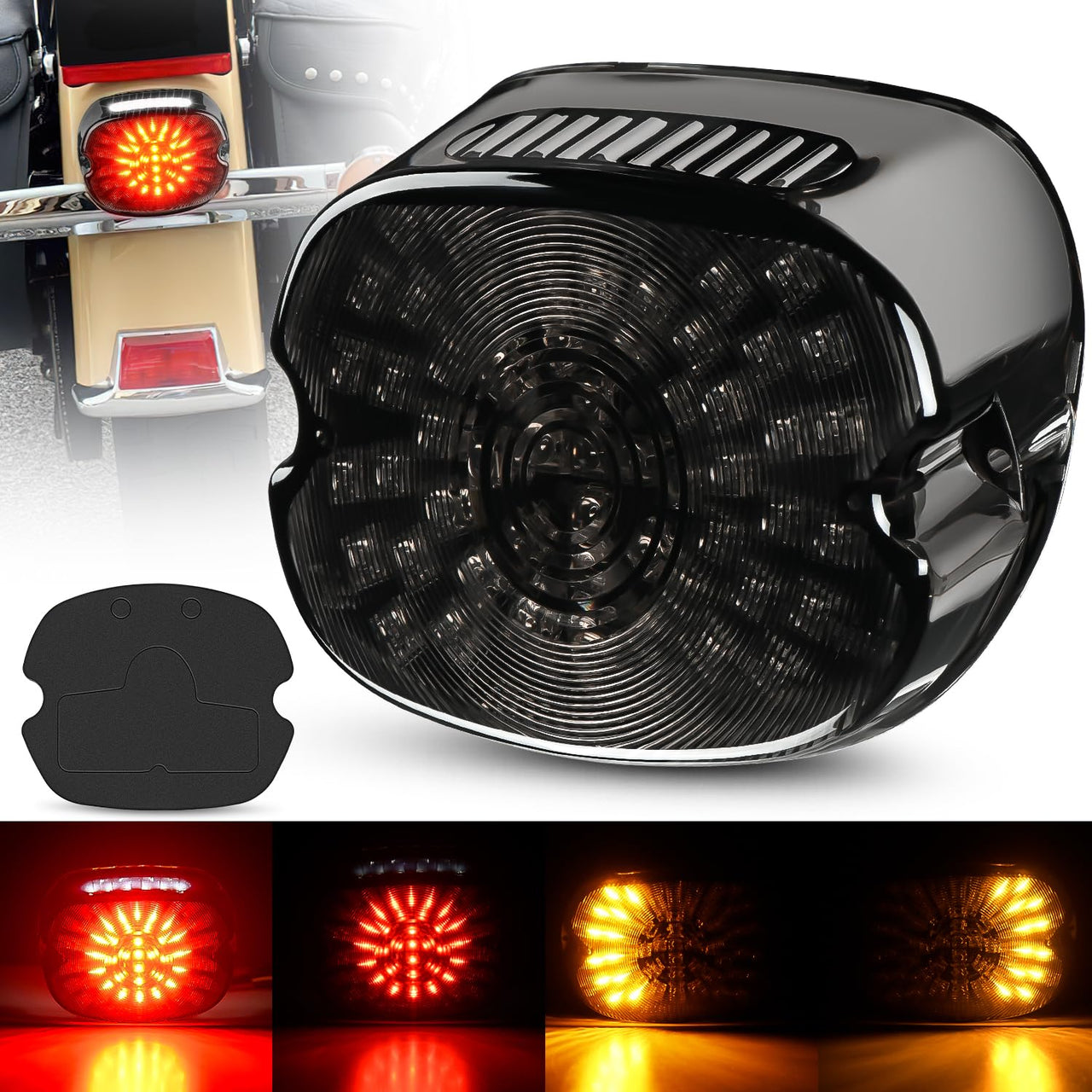 Nilight Trailer Tail Light Bar with 3-in-1 Running Stop Turn Signals Brake Lights