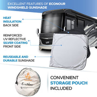 Thumbnail for EcoNour Car Windshield Sunshade |UV Reflective Windshield Cover Sun Shade