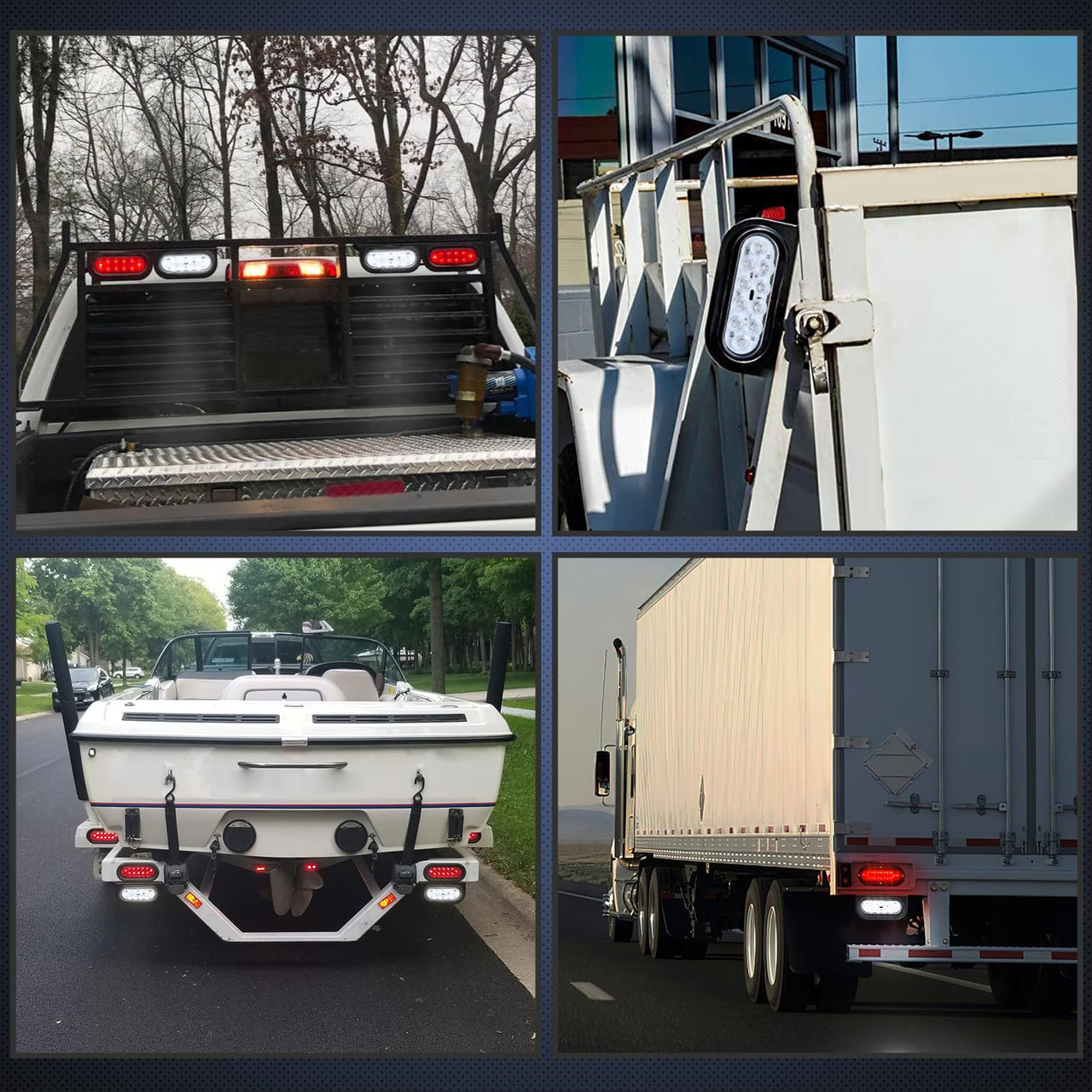 Nilight Trailer Tail Light Bar with 3-in-1 Running Stop Turn Signals Brake Lights