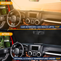 Thumbnail for EcoNour Car Windshield Sunshade |UV Reflective Windshield Cover Sun Shade