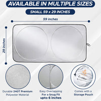 Thumbnail for EcoNour Car Windshield Sunshade |UV Reflective Windshield Cover Sun Shade