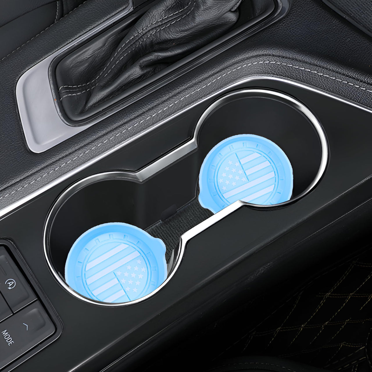 Amooca Car Cup Coaster Universal Non-Slip Cup Holders