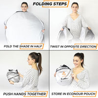 Thumbnail for EcoNour Car Windshield Sunshade |UV Reflective Windshield Cover Sun Shade