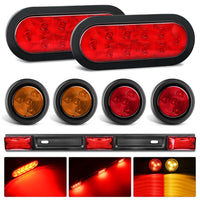Thumbnail for Nilight Trailer Tail Light Bar with 3-in-1 Running Stop Turn Signals Brake Lights