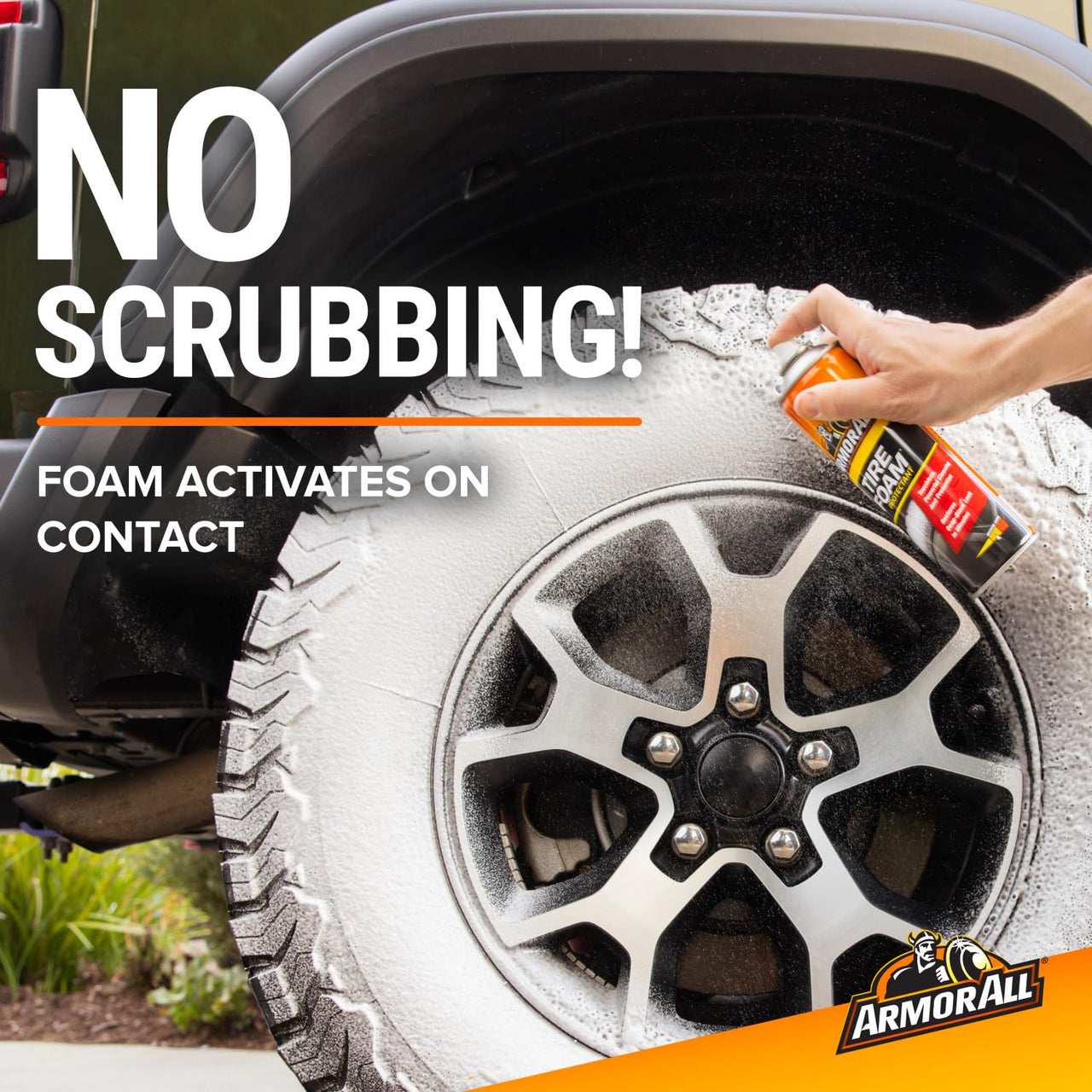 Armor All Tire Foam, Tire Cleaner Spray for Cars