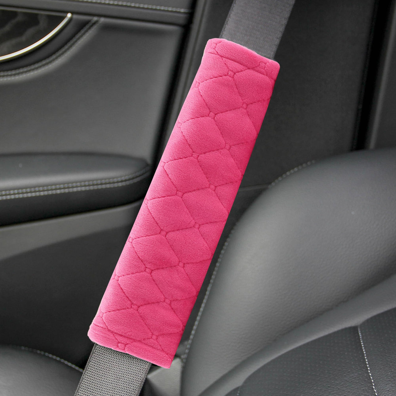 Amooca Soft Auto Seat Belt Cover Seatbelt Shoulder Pad Cushions