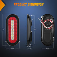 Thumbnail for Nilight Trailer Tail Light Bar with 3-in-1 Running Stop Turn Signals Brake Lights