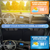 Thumbnail for EcoNour Car Windshield Sunshade |UV Reflective Windshield Cover Sun Shade
