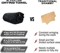 Thumbnail for Blackline Drying Towel #1 Rated Car Drying Towel for Car Detailing Streak Free