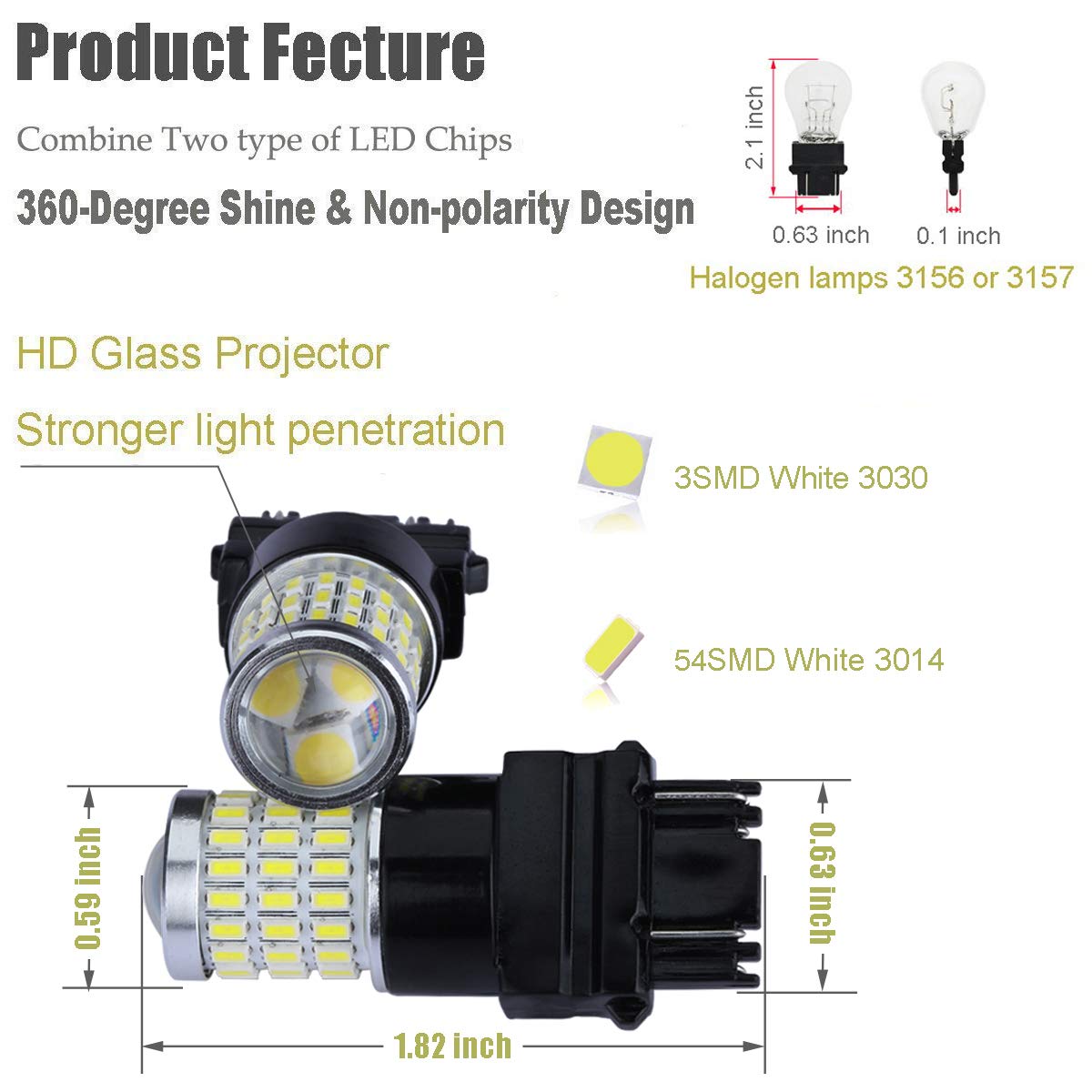 iBrightstar 9-30V Super Bright Low Power Dual Brightness