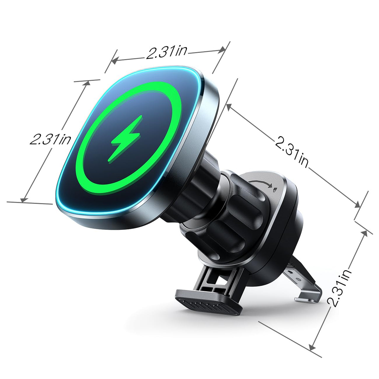 JOYROOM for MagSafe Car Mount Charger, 15W Fast MagSafe Car Charger