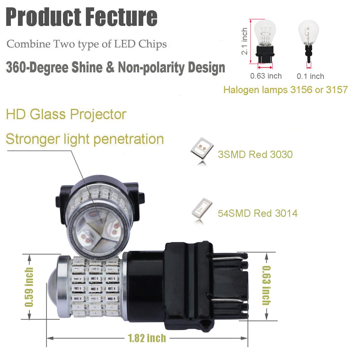 iBrightstar 9-30V Super Bright Low Power Dual Brightness