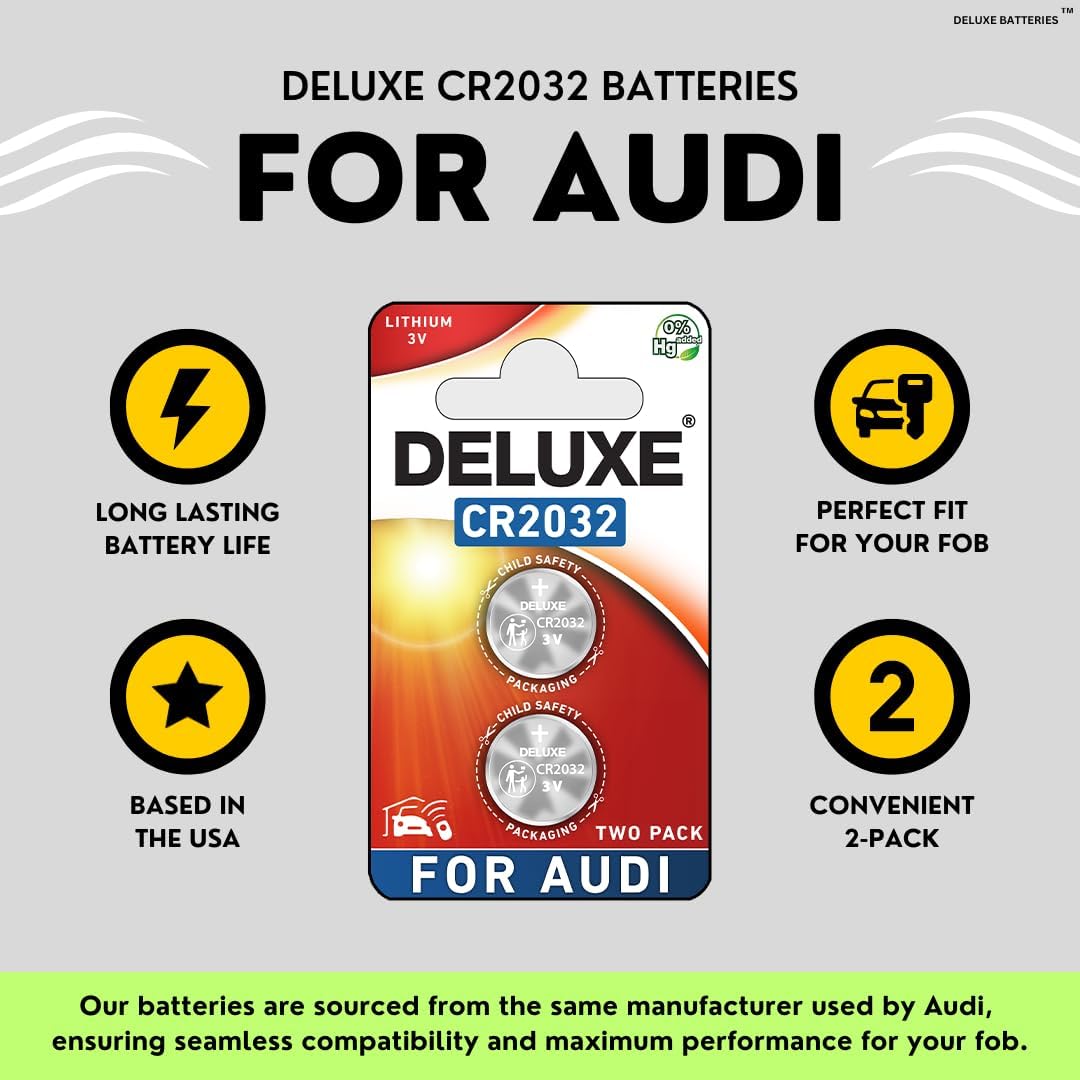 Key Fob Replacement Batteries for Audi