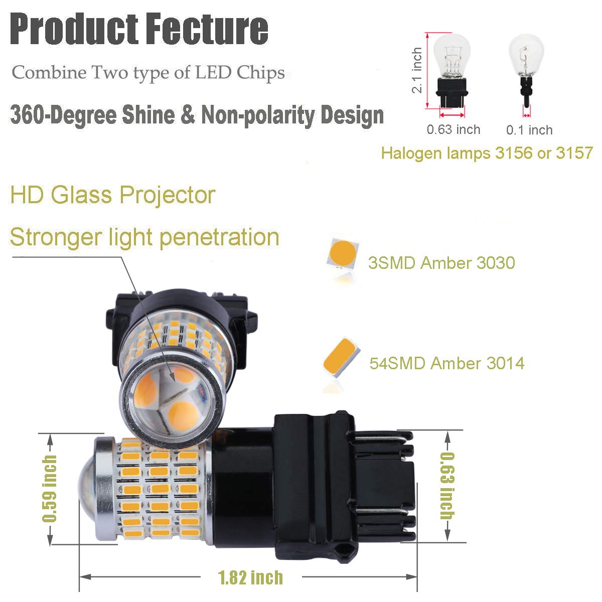 iBrightstar 9-30V Super Bright Low Power Dual Brightness