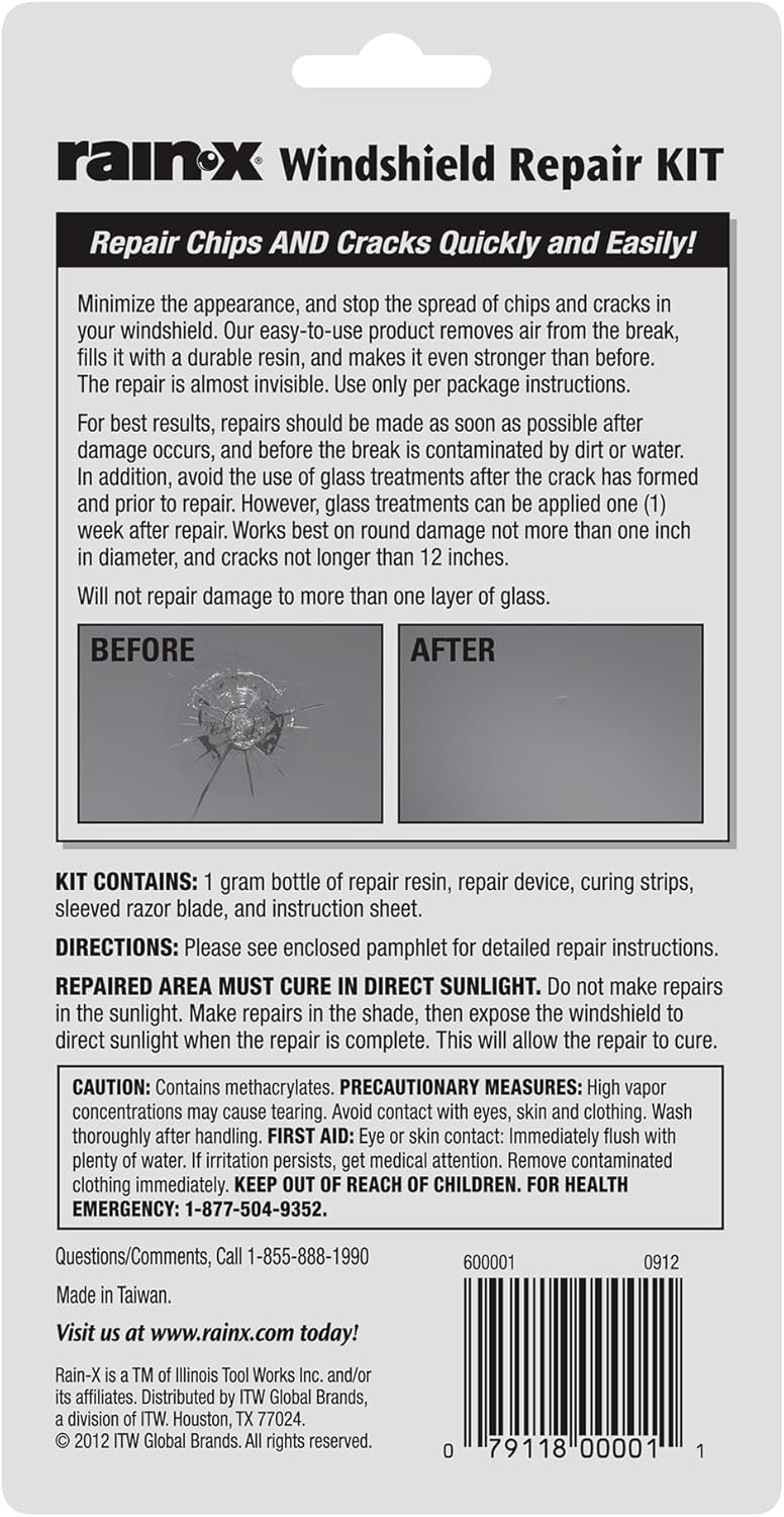 Rain-X 600001 Windshield Repair Kit - Quick and Easy