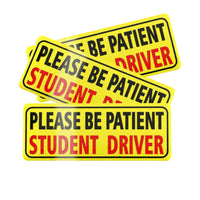 Thumbnail for JUSTTOP 3pcs Student Driver Sticker for Car