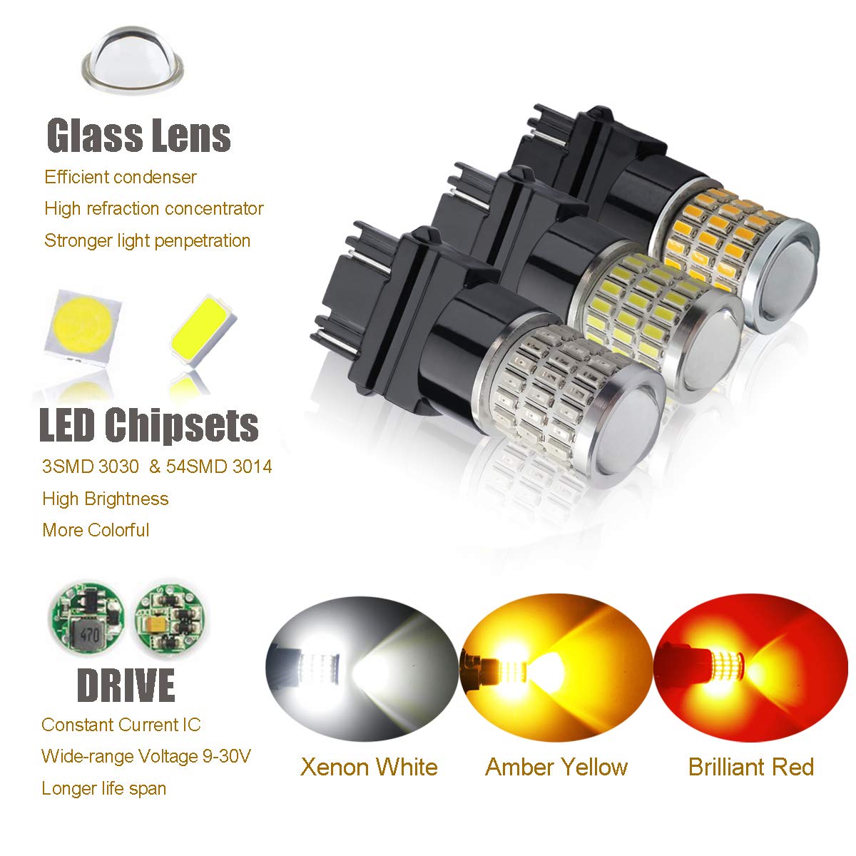 iBrightstar 9-30V Super Bright Low Power Dual Brightness