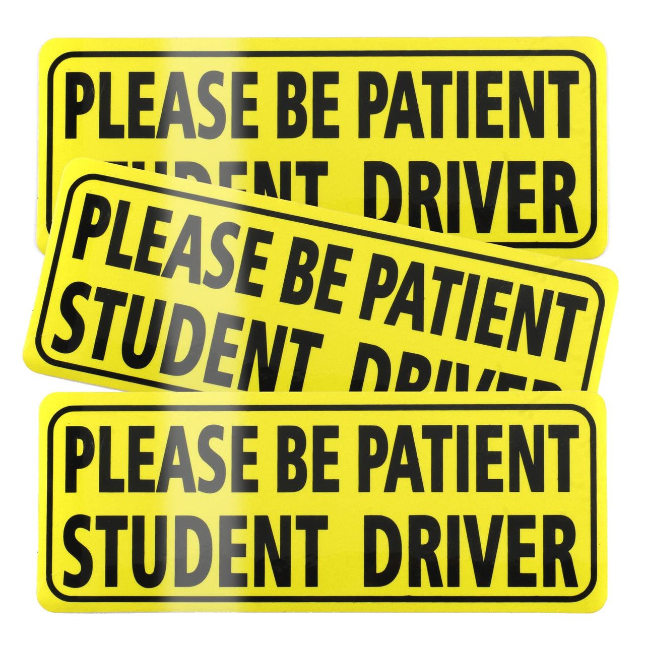 JUSTTOP 3pcs Student Driver Sticker for Car