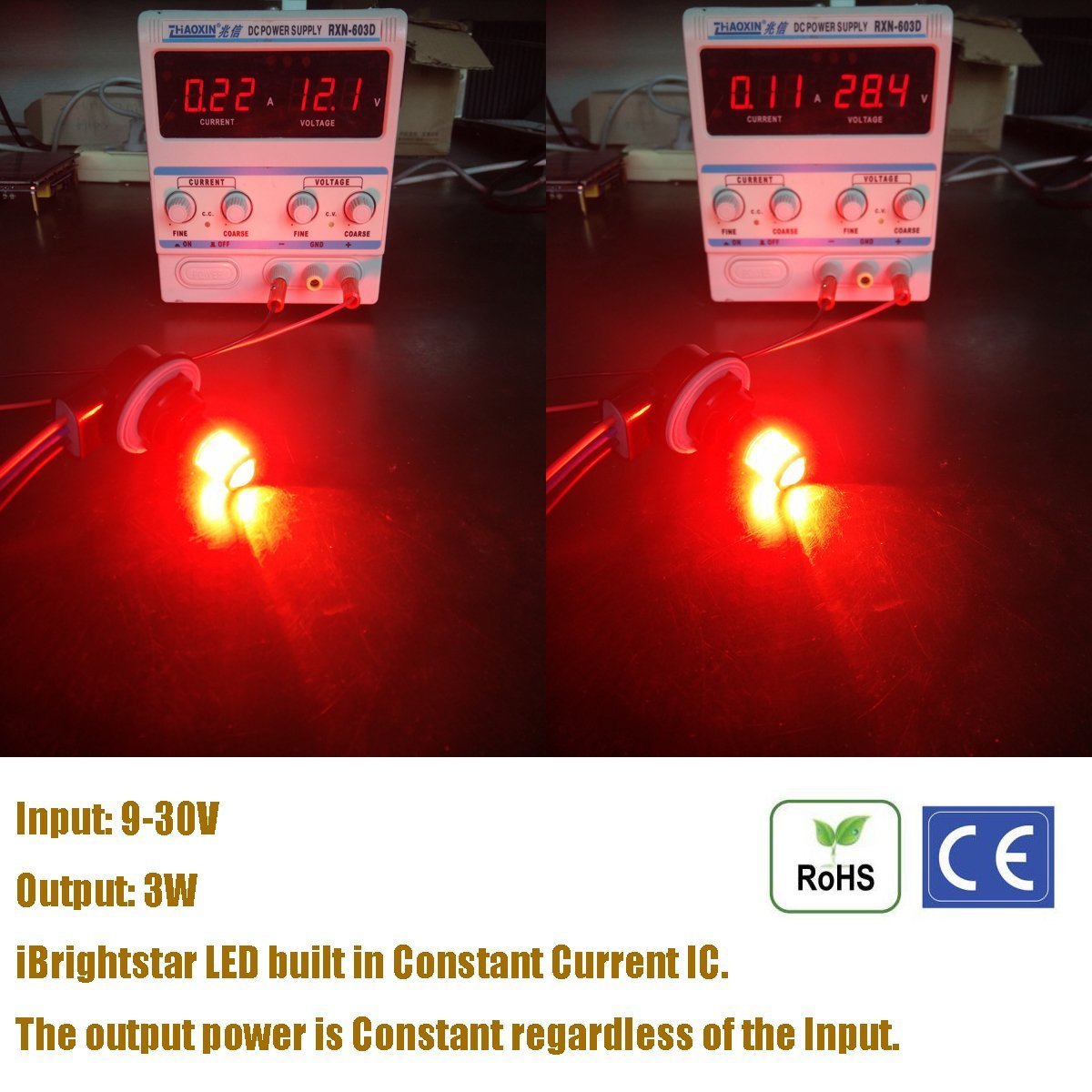 iBrightstar 9-30V Super Bright Low Power Dual Brightness