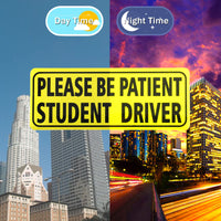 Thumbnail for JUSTTOP 3pcs Student Driver Sticker for Car
