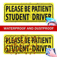 Thumbnail for JUSTTOP 3pcs Student Driver Sticker for Car