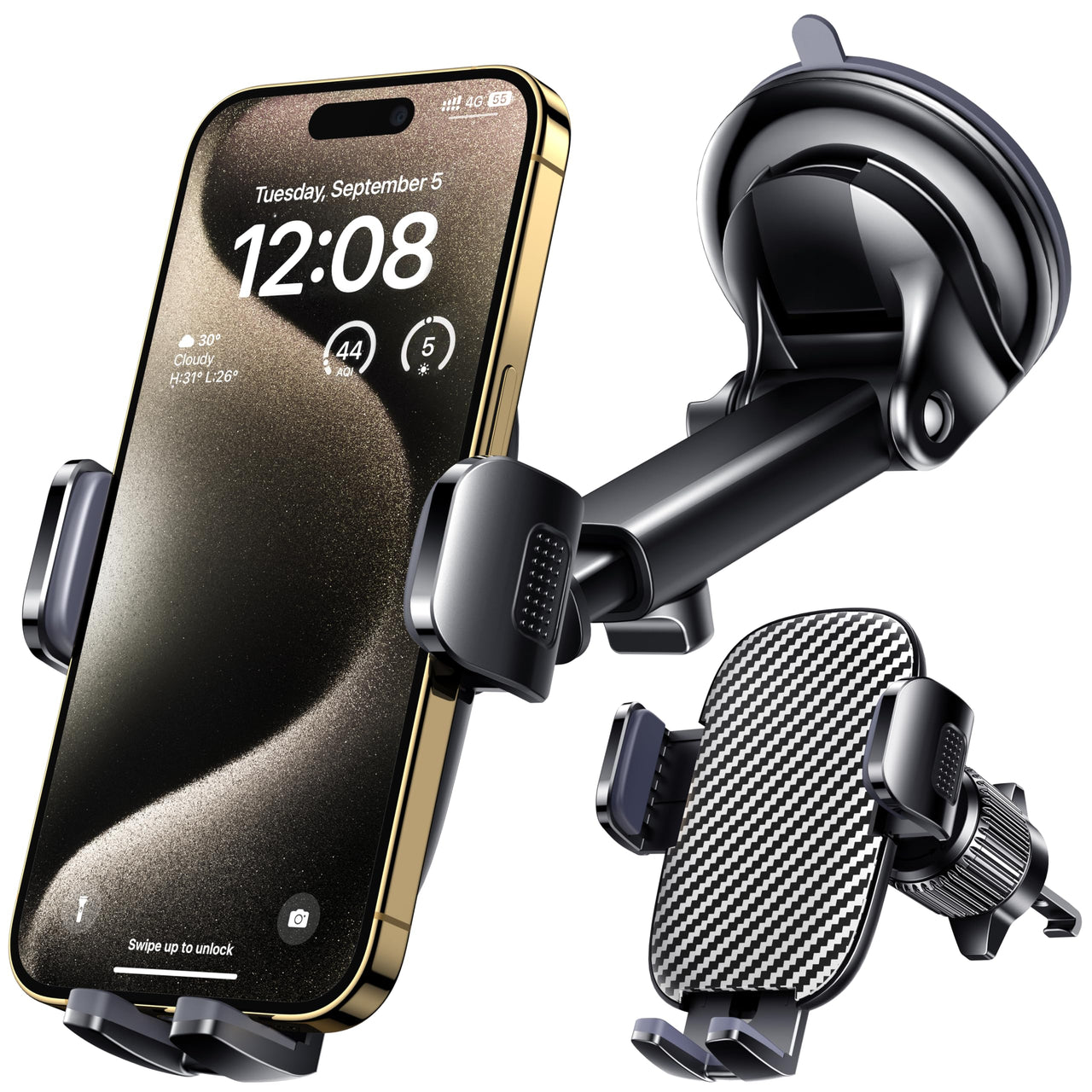 Qifutan Car Phone Holder Mount Phone Mount for Car