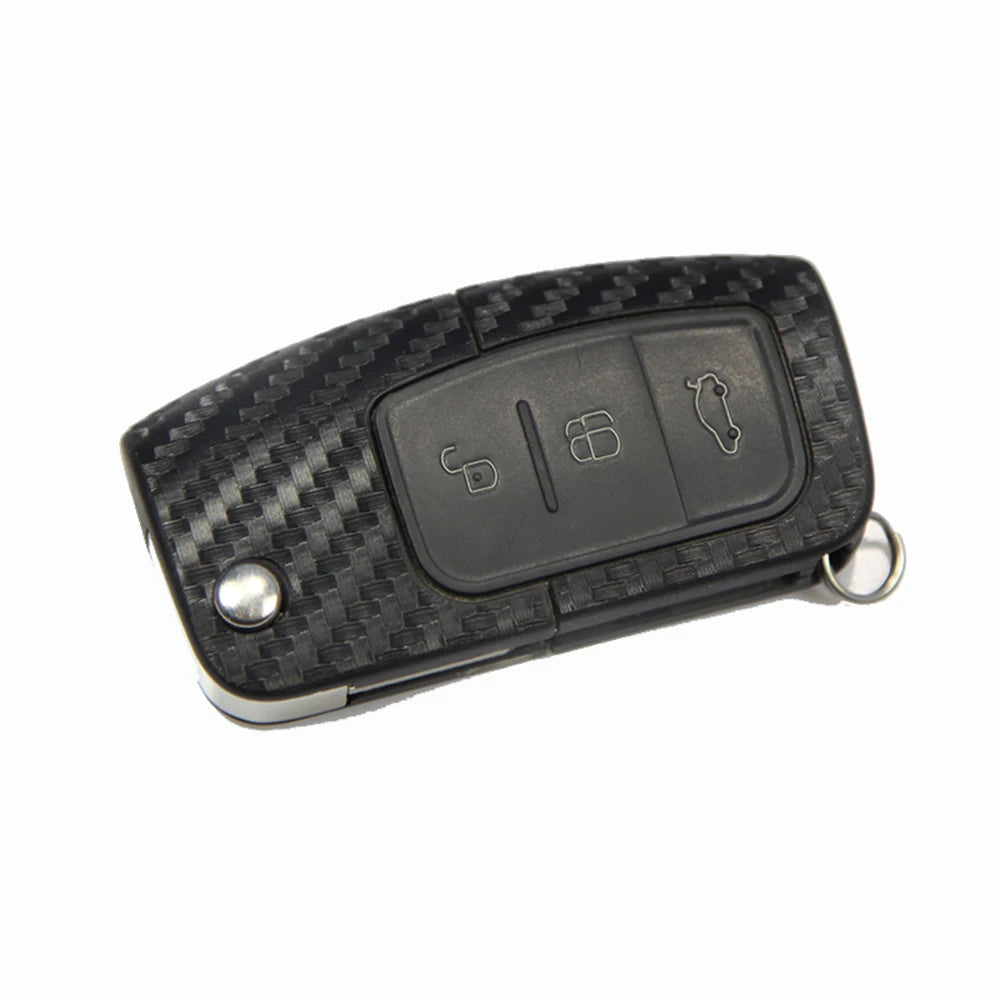 Carbon Fiber Key Sticker And Decal Cover Case