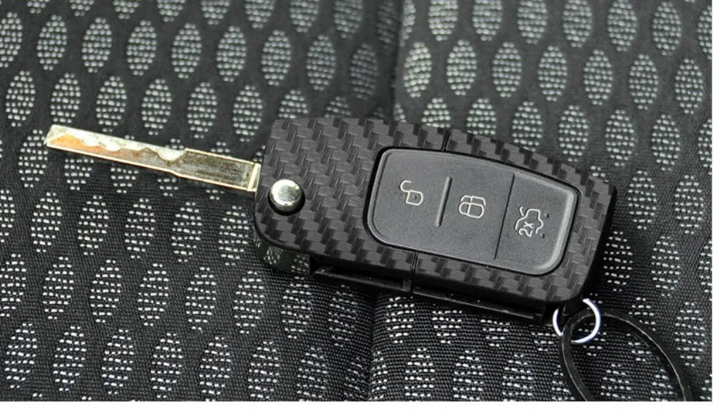 Carbon Fiber Key Sticker And Decal Cover Case