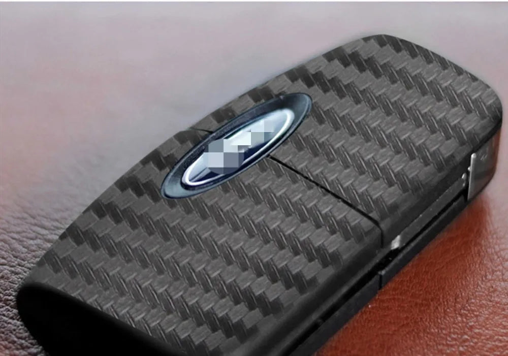 Carbon Fiber Key Sticker And Decal Cover Case